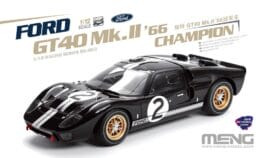 meng model 1 12 ford gt mkii 1966 pre coloured black edition model kit mngrs 003