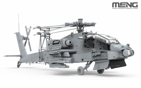 Meng Model QS-004 Apache Longbow Helicopter AH-64D Model Kit