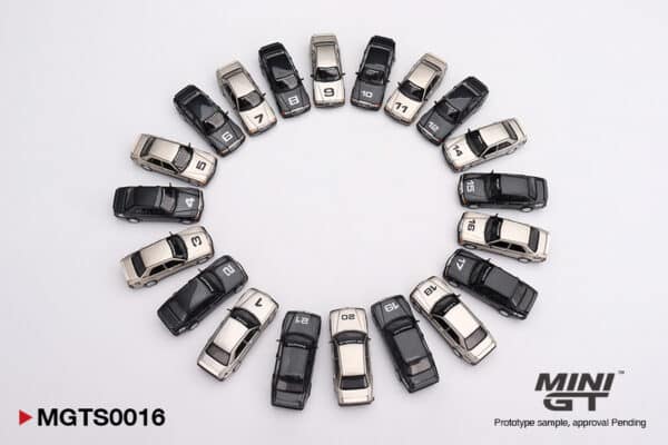 Mini GT 1:64 Mercedes-Benz 190E 1984 Nurburgring Race of Champions Set (MGTS0016) Limited Edition Diecast Model Set