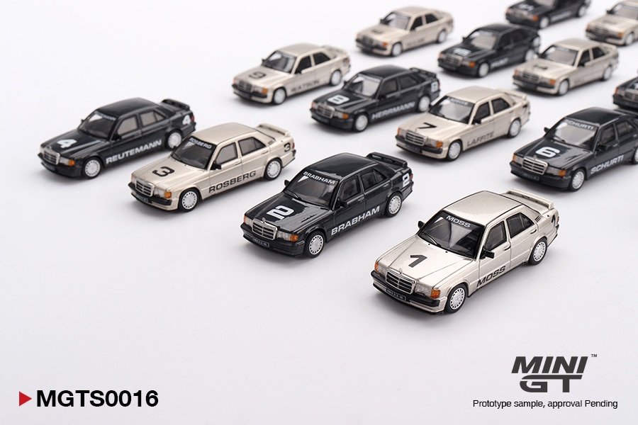 Mini GT 1:64 Mercedes-Benz 190E 1984 Nurburgring Race of Champions Set (MGTS0016) Limited Edition Diecast Model Set 3 Mini GT 1:64 Mercedes-Benz 190E 1984 Nurburgring Race of Champions Set (MGTS0016) Limited Edition Diecast Model Set - Image 3