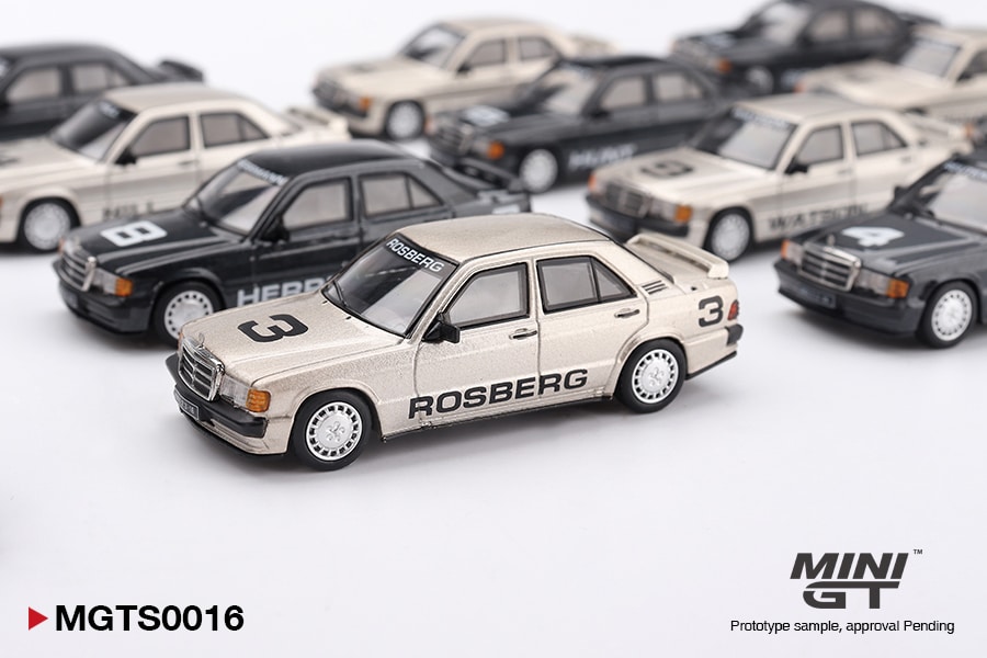 Mini GT 1:64 Mercedes-Benz 190E 1984 Nurburgring Race of Champions Set (MGTS0016) Limited Edition Diecast Model Set 5 Mini GT 1:64 Mercedes-Benz 190E 1984 Nurburgring Race of Champions Set (MGTS0016) Limited Edition Diecast Model Set - Image 5