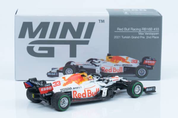 Mini GT red bull racing rb16b max verstappen turkish gp 2021 mgt00680 l diecast model web 1