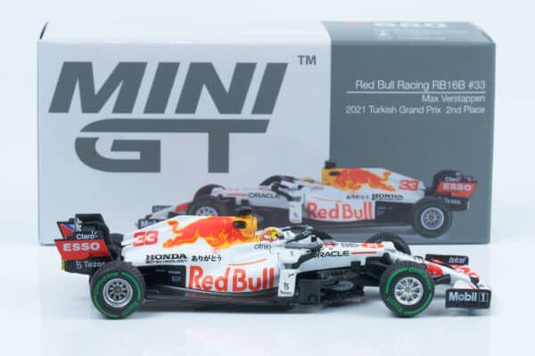 Mini GT red bull racing rb16b max verstappen turkish gp 2021 mgt00680 l diecast model web 2