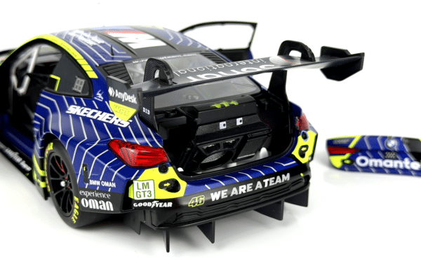 Minichamps 1:18 BMW M4 GT3 EVO Team WRT 1812KM Qatar 2025 V.Rossi, A.Al-Harthy, K.Van Der Linde (110252146) Diecast Model 23 Minichamps 1:18 BMW M4 GT3 EVO Team WRT 1812KM Qatar 2025 V.Rossi, A.Al-Harthy, K.Van Der Linde (110252146) Diecast Model