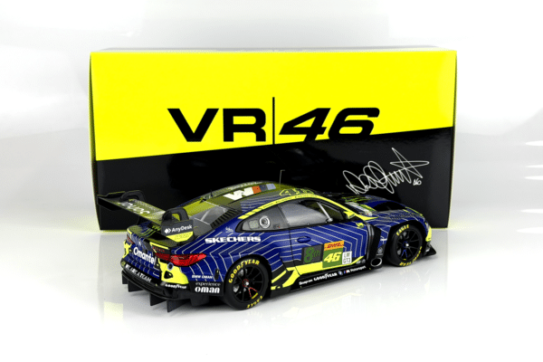 Minichamps 1:18 BMW M4 GT3 EVO Team WRT 1812KM Qatar 2025 V.Rossi, A.Al-Harthy, K.Van Der Linde (110252146) Diecast Model 18 Minichamps 1:18 BMW M4 GT3 EVO Team WRT 1812KM Qatar 2025 V.Rossi, A.Al-Harthy, K.Van Der Linde (110252146) Diecast Model