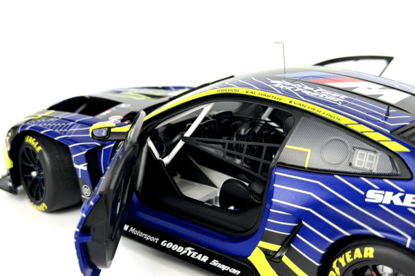 Minichamps 1:18 BMW M4 GT3 EVO Team WRT 1812KM Qatar 2025 V.Rossi, A.Al-Harthy, K.Van Der Linde (110252146) Diecast Model 24 Minichamps 1:18 BMW M4 GT3 EVO Team WRT 1812KM Qatar 2025 V.Rossi, A.Al-Harthy, K.Van Der Linde (110252146) Diecast Model