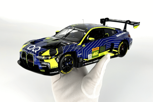 Minichamps 1:18 BMW M4 GT3 EVO Team WRT 1812KM Qatar 2025 V.Rossi, A.Al-Harthy, K.Van Der Linde (110252146) Diecast Model 29 Minichamps 1:18 BMW M4 GT3 EVO Team WRT 1812KM Qatar 2025 V.Rossi, A.Al-Harthy, K.Van Der Linde (110252146) Diecast Model