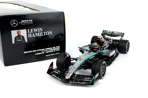 Minichamps 1:18 Mercedes-AMG F1 W15 No.44 Lewis Hamilton Austrian GP 2024 (110241144) Limited Edition Diecast Model 16 Minichamps 1:18 Mercedes-AMG F1 W15 No.44 Lewis Hamilton Austrian GP 2024 (110241144) Limited Edition Diecast Model