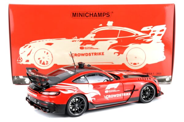 Minichamps 1:18 Mercedes-AMG GT Black Series F1 Safety Car CrowdStrike 2025 (110032091) Diecast Model 19 Minichamps 1:18 Mercedes-AMG GT Black Series F1 Safety Car CrowdStrike 2025 (110032091) Diecast Model