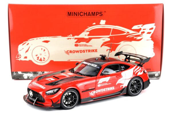 Minichamps 1:18 Mercedes-AMG GT Black Series F1 Safety Car CrowdStrike 2025 (110032091) Diecast Model 20 Minichamps 1:18 Mercedes-AMG GT Black Series F1 Safety Car CrowdStrike 2025 (110032091) Diecast Model