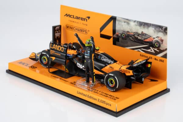 Minichamps 1:43 McLaren MCL39 No.4 Lando Norris World Champion Abu Dhabi GP 2025 (537256604) Resin Model 5 Minichamps 1:43 McLaren MCL39 No.4 Lando Norris Abu Dhabi GP 2025 World Champion Figure Resin Model