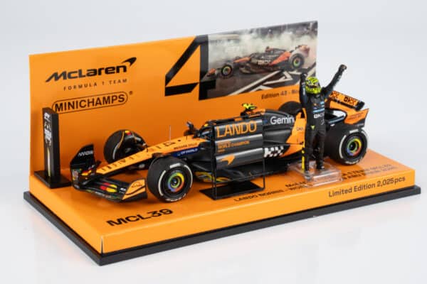 Minichamps 1:43 McLaren MCL39 No.4 Lando Norris World Champion Abu Dhabi GP 2025 (537256604) Resin Model 6 Minichamps 1:43 McLaren MCL39 No.4 Lando Norris Abu Dhabi GP 2025 World Champion Figure Resin Model