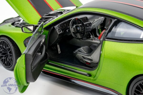 Minichamps - 1:18 BMW M4 CSL Matt Green Metallic 2022 - Diecast Model 15 Minichamps - 1:18 BMW M4 CSL Matt Green Metallic 2022 - Diecast Model