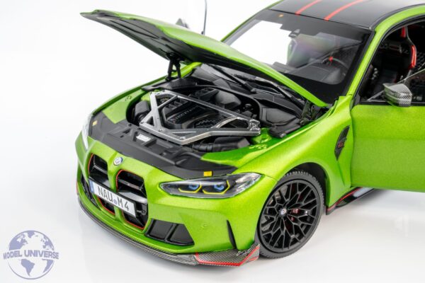 Minichamps - 1:18 BMW M4 CSL Matt Green Metallic 2022 - Diecast Model 16 Minichamps - 1:18 BMW M4 CSL Matt Green Metallic 2022 - Diecast Model