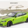 Minichamps - 1:18 BMW M4 CSL Matt Green Metallic 2022 - Diecast Model 40 Minichamps - 1:18 BMW M4 CSL Matt Green Metallic 2022 - Diecast Model