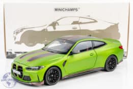 Minichamps - 1:18 BMW M4 CSL Matt Green Metallic 2022 - Diecast Model