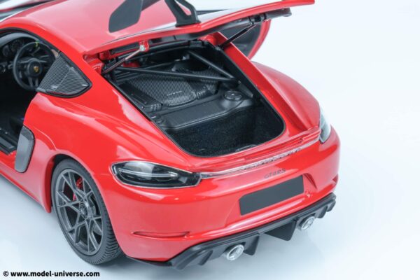 Minichamps - 1:18 Porsche Cayman GT4 RS Red w/Weissach Package 2024 - Diecast Model 24 Minichamps - 1:18 Porsche Cayman GT4 RS Red w/Weissach Package 2024 - Diecast Model