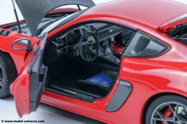 Minichamps - 1:18 Porsche Cayman GT4 RS Red w/Weissach Package 2024 - Diecast Model 25 Minichamps - 1:18 Porsche Cayman GT4 RS Red w/Weissach Package 2024 - Diecast Model