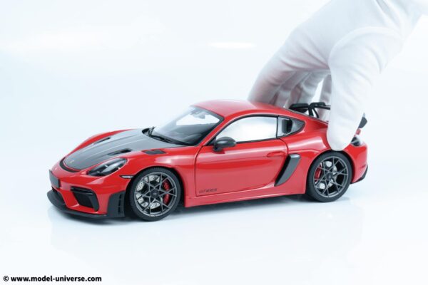 Minichamps - 1:18 Porsche Cayman GT4 RS Red w/Weissach Package 2024 - Diecast Model 19 Minichamps - 1:18 Porsche Cayman GT4 RS Red w/Weissach Package 2024 - Diecast Model