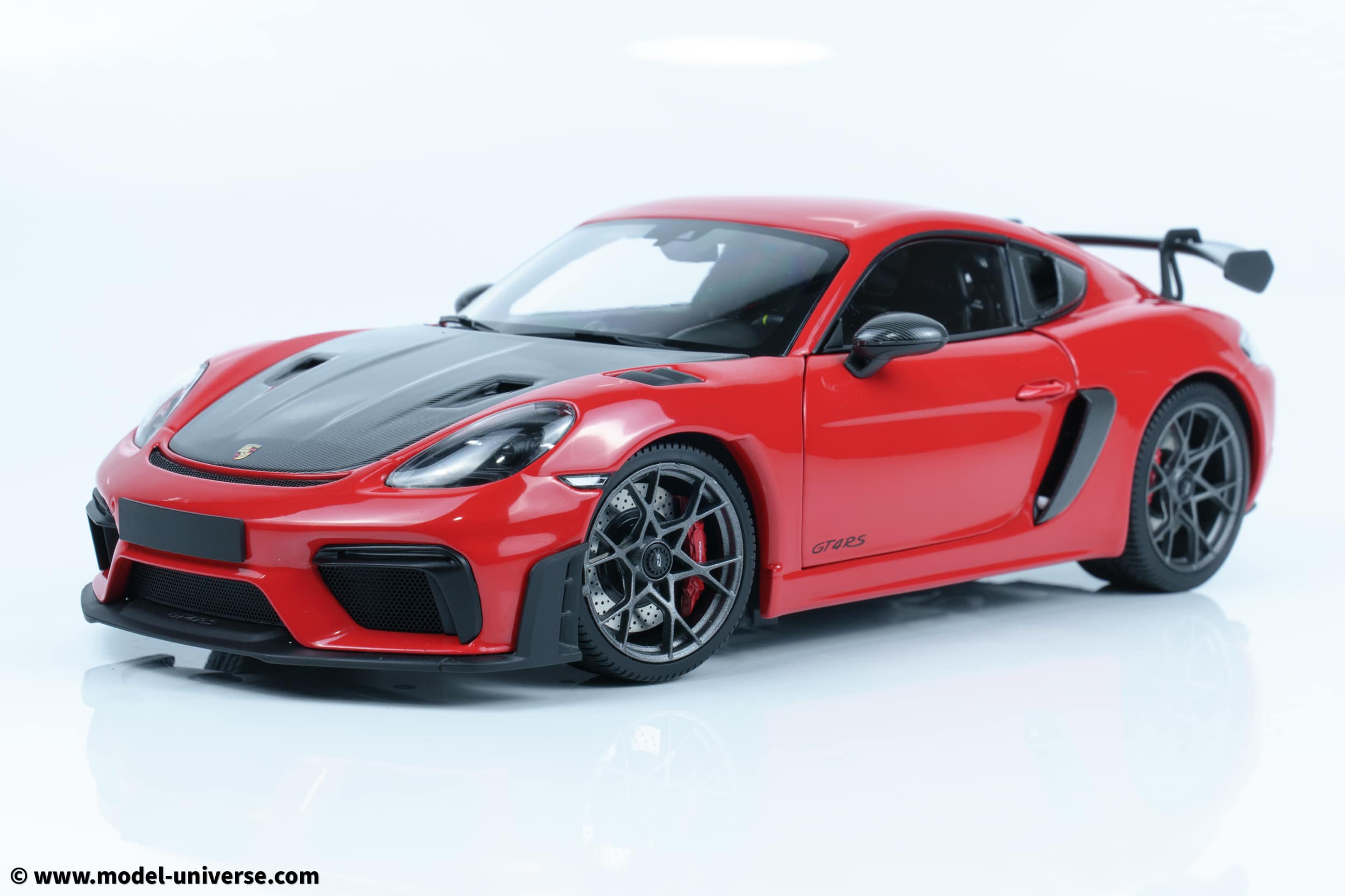 Minichamps - 1:18 Porsche Cayman GT4 RS Red w/Weissach Package 2024 - Diecast Model 10 Minichamps - 1:18 Porsche Cayman GT4 RS Red w/Weissach Package 2024 - Diecast Model