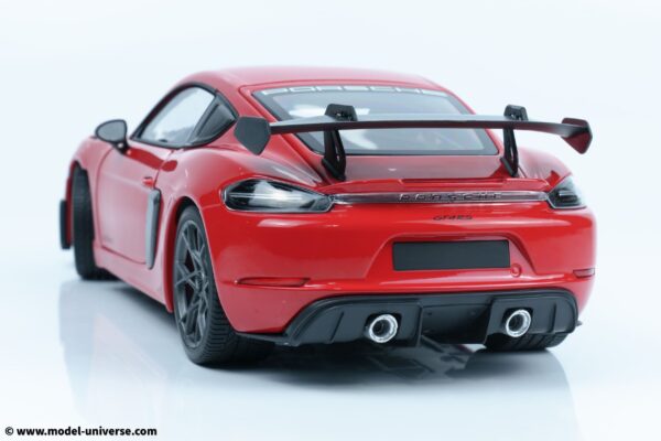 Minichamps - 1:18 Porsche Cayman GT4 RS Red w/Weissach Package 2024 - Diecast Model 28 Minichamps - 1:18 Porsche Cayman GT4 RS Red w/Weissach Package 2024 - Diecast Model