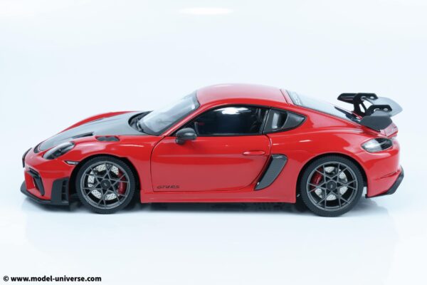Minichamps - 1:18 Porsche Cayman GT4 RS Red w/Weissach Package 2024 - Diecast Model 32 Minichamps - 1:18 Porsche Cayman GT4 RS Red w/Weissach Package 2024 - Diecast Model
