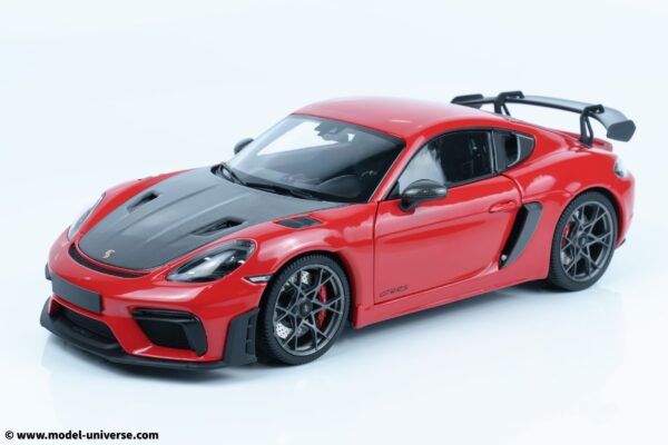 Minichamps - 1:18 Porsche Cayman GT4 RS Red w/Weissach Package 2024 - Diecast Model 30 Minichamps - 1:18 Porsche Cayman GT4 RS Red w/Weissach Package 2024 - Diecast Model