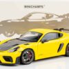 Minichamps - 1:18 Porsche Cayman GT4 RS Yellow w/Weissach Package 2024 - Diecast Model 4 Minichamps - 1:18 Porsche Cayman GT4 RS Yellow w/Weissach Package 2024 - Diecast Model