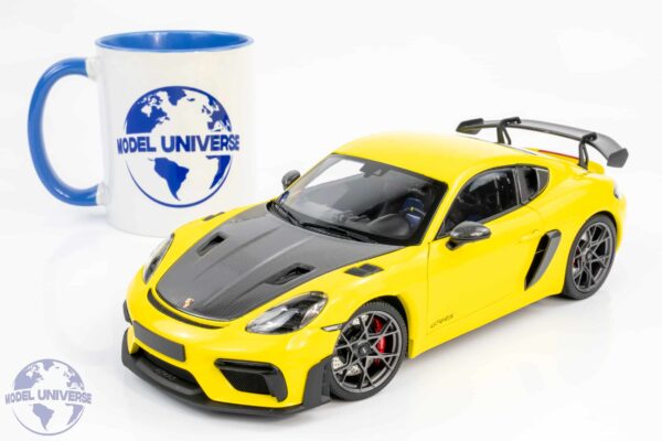 Minichamps - 1:18 Porsche Cayman GT4 RS Yellow w/Weissach Package 2024 - Diecast Model 15 Minichamps - 1:18 Porsche Cayman GT4 RS Yellow w/Weissach Package 2024 - Diecast Model