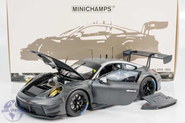 Minichamps - 1:18 Porsche 911 (992) GT3 R Customer Delivery Version Carbon 2024 - Limited Edition Diecast Model 16 Minichamps - 1:18 Porsche 911 (992) GT3 R Customer Delivery Version Carbon 2024 - Limited Edition Diecast Model