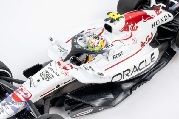 Minichamps - 1:18 Red Bull Racing RB21 No.22 Yuki Tsunoda - Japanese GP 2025 Special White Tribute Livery - Limited Edition Diecast Model 13 Minichamps - 1:18 Red Bull Racing RB21 No.22 Yuki Tsunoda - Japanese GP 2025 Special White Tribute Livery - Limited Edition Diecast Model