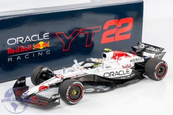 Minichamps - 1:18 Red Bull Racing RB21 No.22 Yuki Tsunoda - Japanese GP 2025 Special White Tribute Livery - Limited Edition Diecast Model