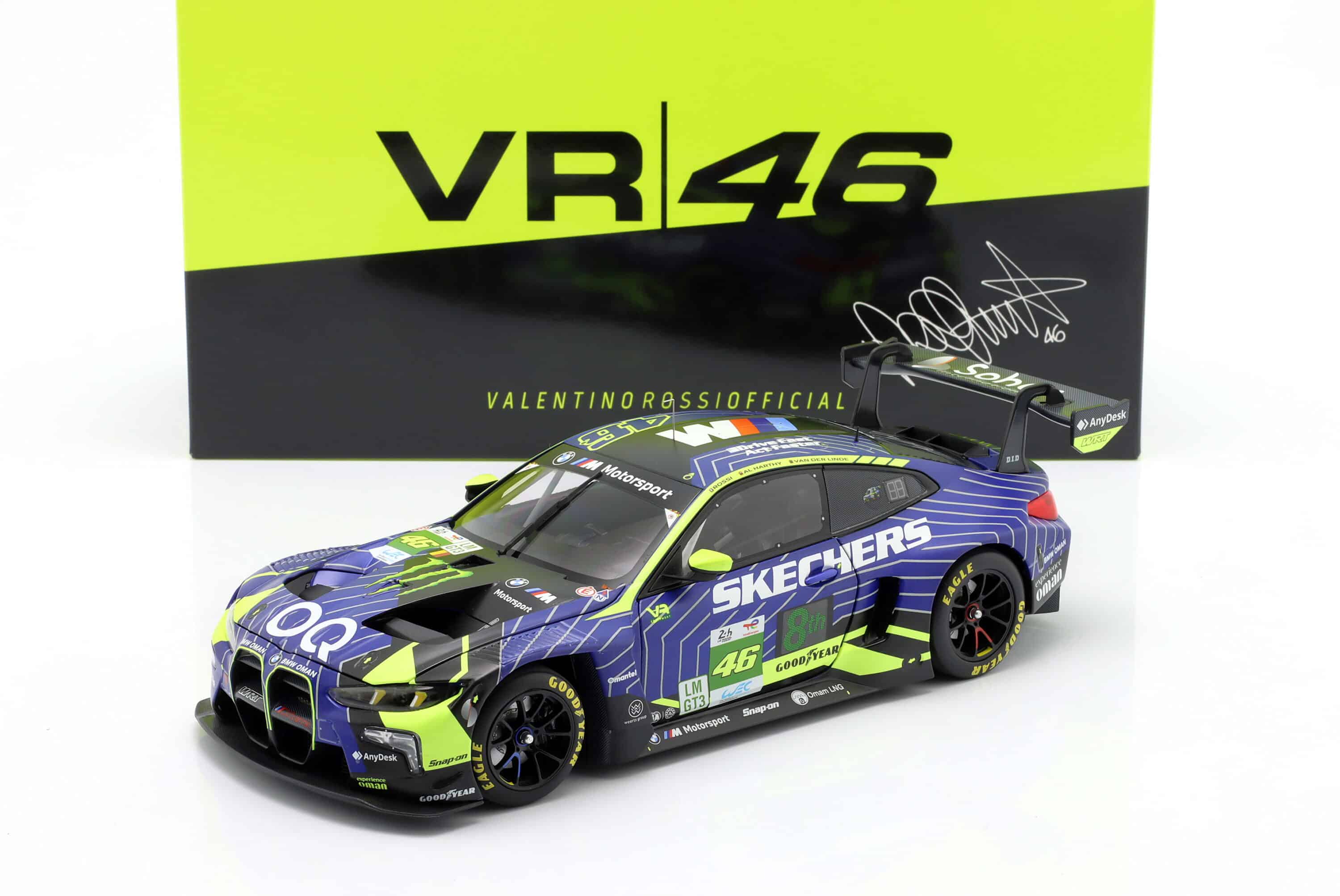Minichamps Announces New Range of BMW GT3 EVO in 1:18 and 1:43 scale 3 Minichamps 1:18 BMW M4 GT3 EVO Team WRT 24h Le Mans 2025 V.Rossi, A.Al-Harthy, K.Van Der Linde (110252346) Diecast Model