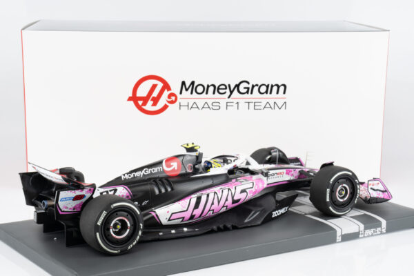 Diecast Model Shop - Model Universe 60 Alternative view of Minichamps 1:18 Haas F1 Team VF-25 No.87 Ollie Bearman Japanese GP 2025 (117250387) Limited Edition Resin Model