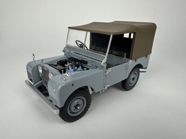 Minichamps 150168913 Land Rover Series I Grey Soft Top Diecast Model image