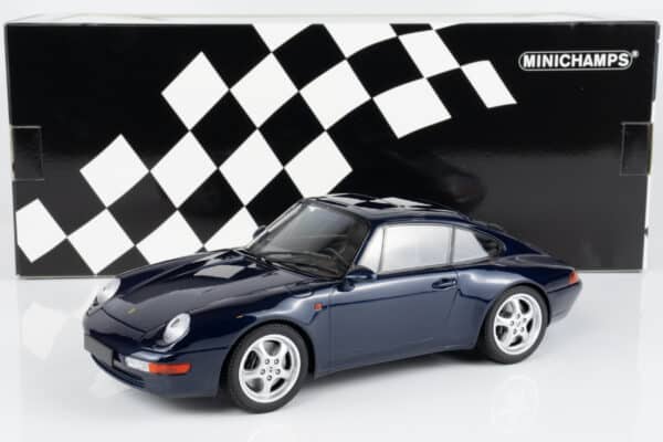 Minichamps 1:18 Porsche 911 (993) Iris Blue Metallic 1993 (155061100) Limited Edition Diecast Model