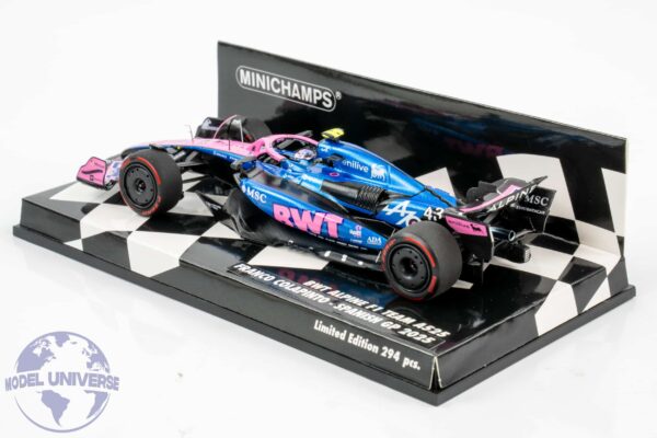 Minichamps - 1:43 BWT Alpine F1 A525 No.43 Franco Colapinto Spanish GP 2025 - Limited Edition Resin Model 4 Minichamps 417250943 Alpine A525 Colapinto Spain 2025