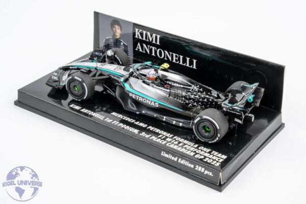 Minichamps - 1:43 Mercedes-AMG Petronas F1 W16 No.12 Kimi Antonelli First Podium Canadian GP 2025 - Limited Edition Resin Model 4 Minichamps 417251012 1 2