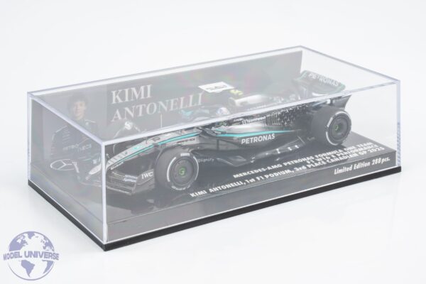 Minichamps - 1:43 Mercedes-AMG Petronas F1 W16 No.12 Kimi Antonelli First Podium Canadian GP 2025 - Limited Edition Resin Model 5 Minichamps 417251012 3 2