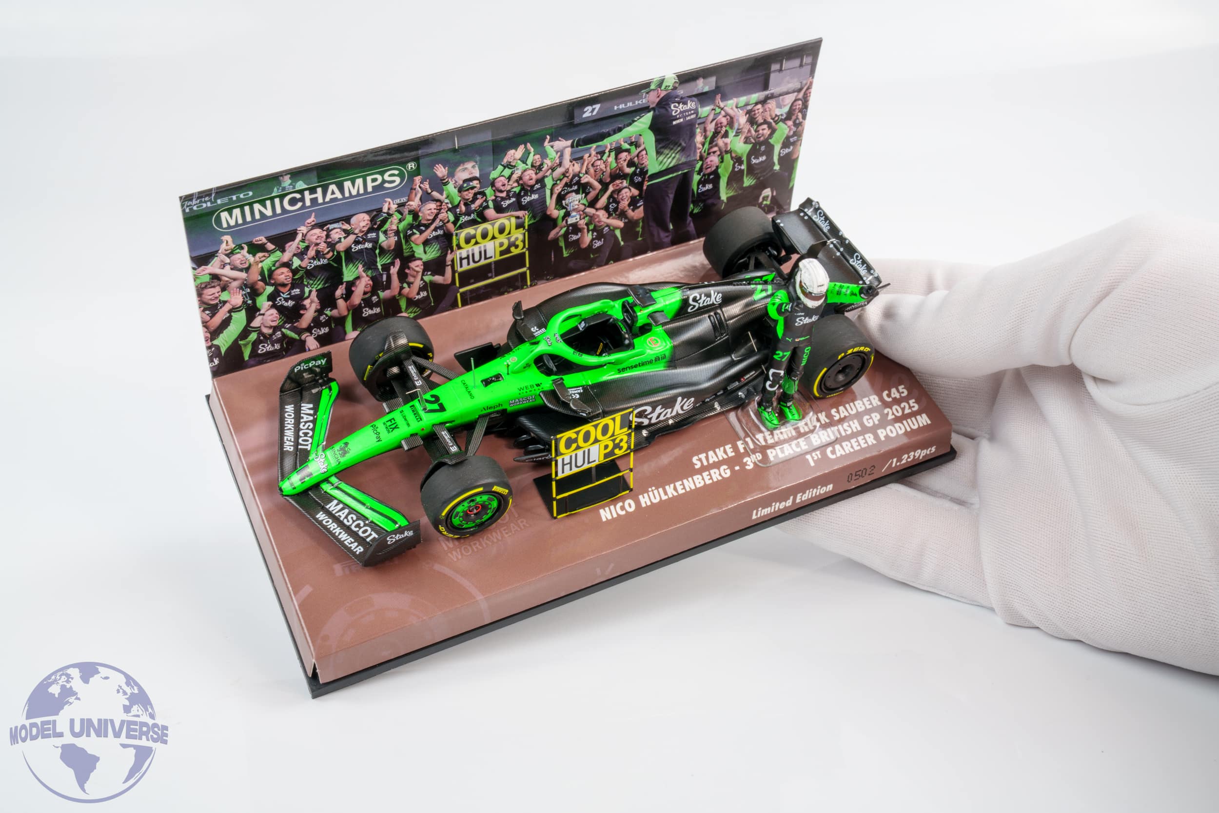 Minichamps 1:43 ステイクキック ザウバー F1 C45 No.27 ニコ