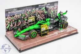 Minichamps - 1:43 Stake Kick Sauber F1 C45 No.27 Nico Hulkenburg 3rd Place British GP 2025 - Limited Edition Resin Model with Figurine