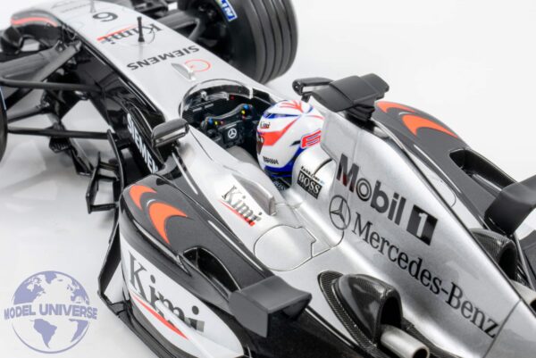 Minichamps - 1:18 McLaren Mercedes MP4/19 No.6 Kimi Raikkonen F1 2004- Limited Edition Diecast Model 13 Minichamps - 1:18 McLaren Mercedes MP4/19 No.6 Kimi Raikkonen F1 2004- Limited Edition Diecast Model