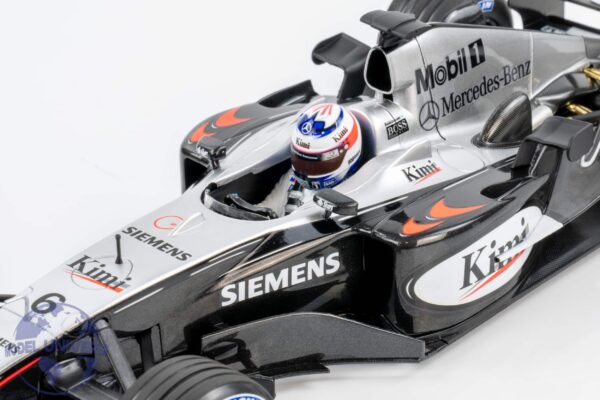 Minichamps - 1:18 McLaren Mercedes MP4/19 No.6 Kimi Raikkonen F1 2004- Limited Edition Diecast Model 11 Minichamps - 1:18 McLaren Mercedes MP4/19 No.6 Kimi Raikkonen F1 2004- Limited Edition Diecast Model