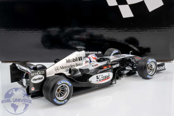 Minichamps - 1:18 McLaren Mercedes MP4/19 No.6 Kimi Raikkonen F1 2004- Limited Edition Diecast Model 9 Minichamps - 1:18 McLaren Mercedes MP4/19 No.6 Kimi Raikkonen F1 2004- Limited Edition Diecast Model