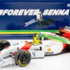 Minichamps - 1:18 McLaren Ford MP4/8 Sebastian Vettel - Ayrton Senna Imola Tribute 2024 with Flag - Limited Edition Diecast Model 4 Minichamps 530931805 McLaren Ford MP4 8 Sebastian Vettel Senna 8