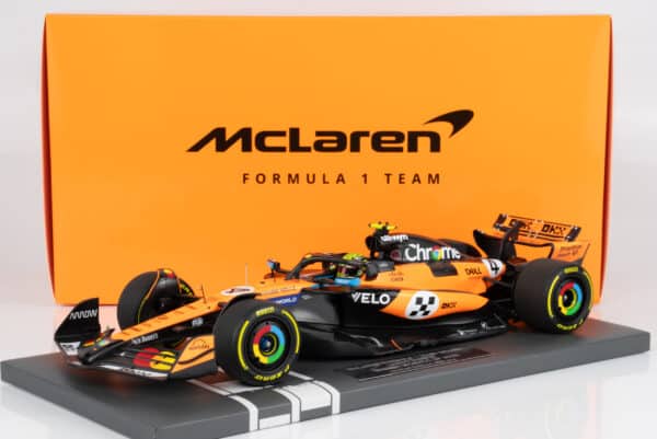 Minichamps 1:18 McLaren F1 MCL39 No.4 Lando Norris Winner Monaco GP 2025 (537252504) Limited Edition Resin Model