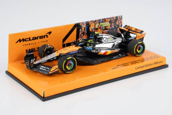 Minichamps 1:43 Mclaren F1 MCL39 No.4 Lando Norris Winner British GP 2025 (537255404) Limited Edition Resin Model