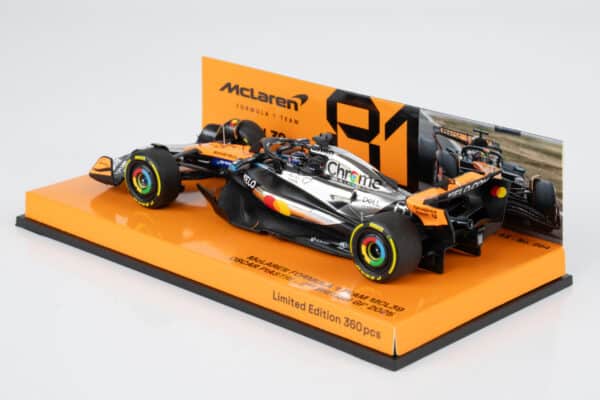 Minichamps 1:43 Mclaren F1 MCL39 No.81 Oscar Piastri 2nd British GP 2025 (537255481) Limited Edition Resin Model 6 Minichamps 1:43 Mclaren F1 MCL39 No.81 Oscar Piastri 2nd British GP 2025 (537255481) Limited Edition Resin Model