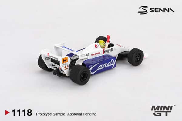 Diecast Model Shop - Model Universe 14 Alternative view of Mini GT - 1:64 Toleman TG184 No.19 Ayrton Senna 2nd Place Monaco GP 1984 (MGT01118-L) Diecast Model
