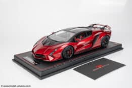 1:18 Lamborghini Invencible Rosso Efesto (Red) - Limited Edition Resin Model by MR Collection